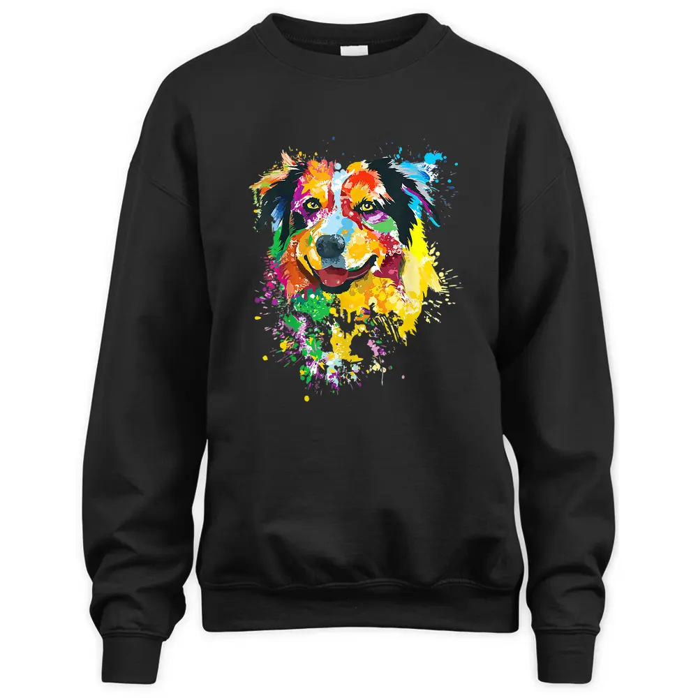 Australian Shepherd Dog For Aussie Mom Sweatshirt Australian Shepherd Dog For Aussie Mom Sweatshirt