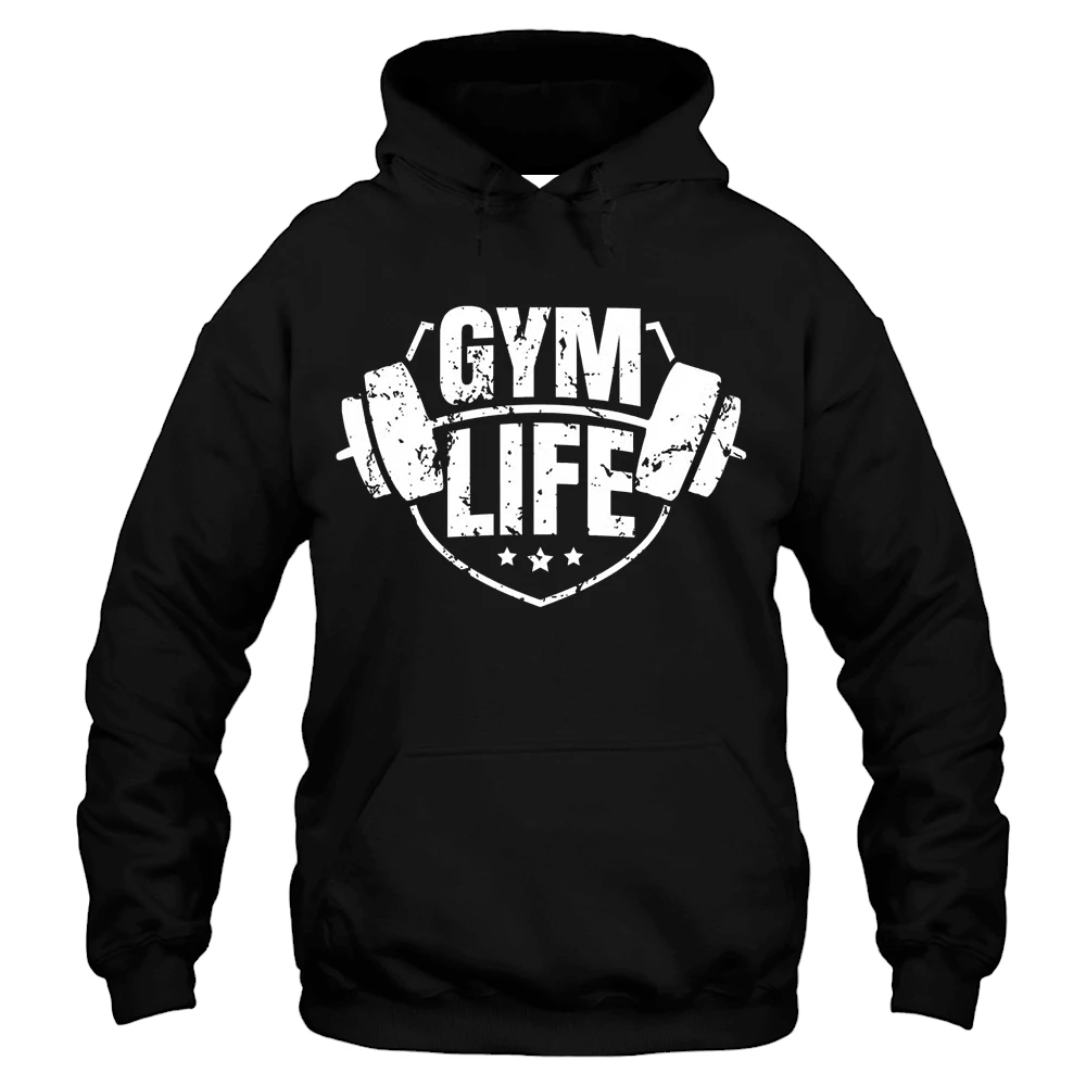 Gym Life Hoodie - Black Gym Life Hoodie - Black