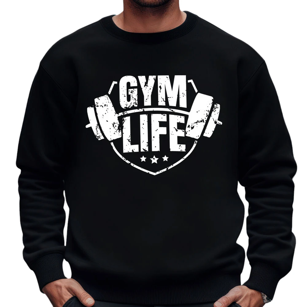 Gym Life Sweatshirt - Black Gym Life Sweatshirt - Black