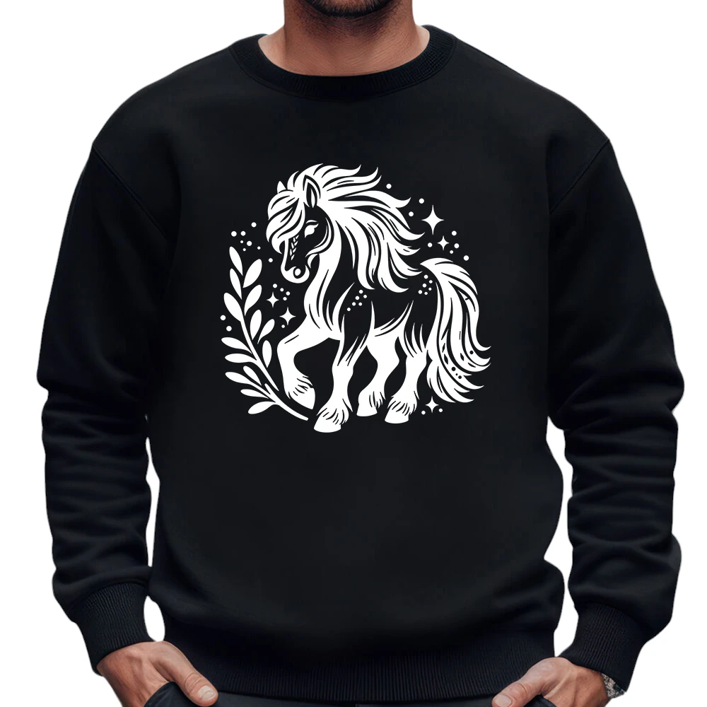 Horse Love Sweatshirt - Black Horse Love Sweatshirt - Black