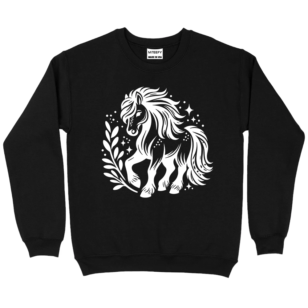 Horse Love Sweatshirt - Black Horse Love Sweatshirt - Black