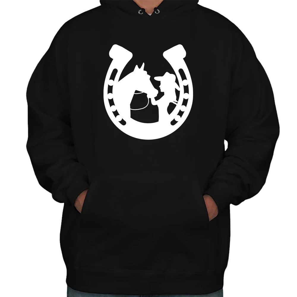 Horseshoe Cowgirl Hoodie - Black Horseshoe Cowgirl Hoodie - Black