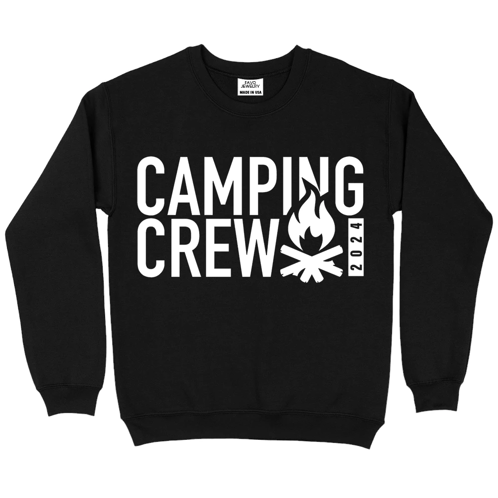 Camping Crew 2024 Sweatshirt – Black Camping Crew 2024 Sweatshirt – Black