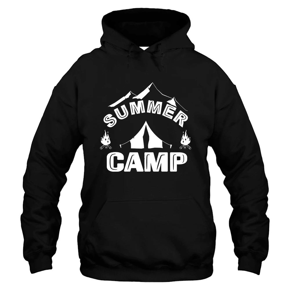 Camping Summer Hoodie – Black Camping Summer Hoodie – Black