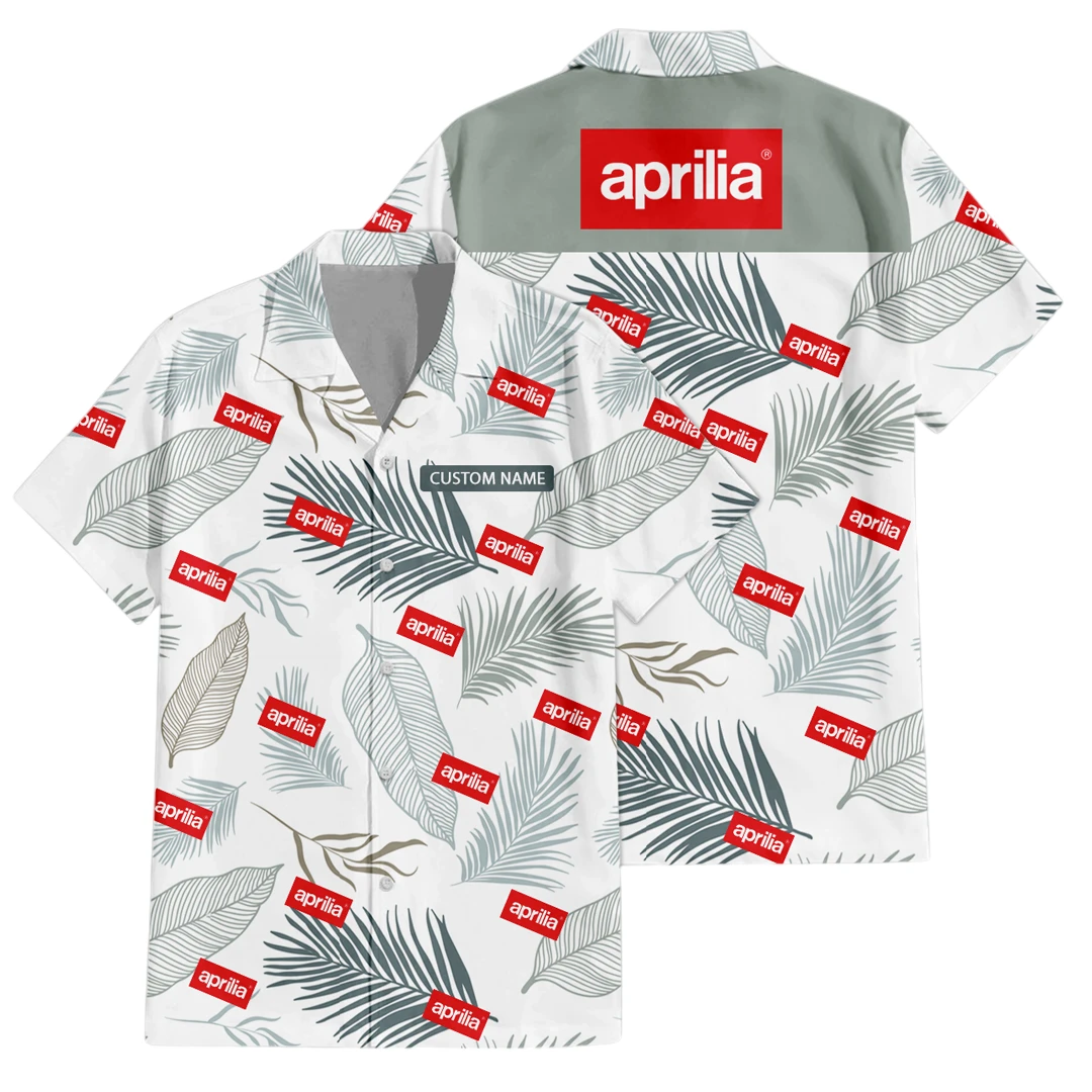 Aprilia Hawaiian Shirt Tropical Leaves Seamless Pattern All-over Print Summer Gift, Custom Name HIHI160125Y7HWLS1APR Aprilia Hawaiian Shirt Tropical Leaves Seamless Pattern All-over Print Summer Gift, Custom Name HIHI160125Y7HWLS1APR