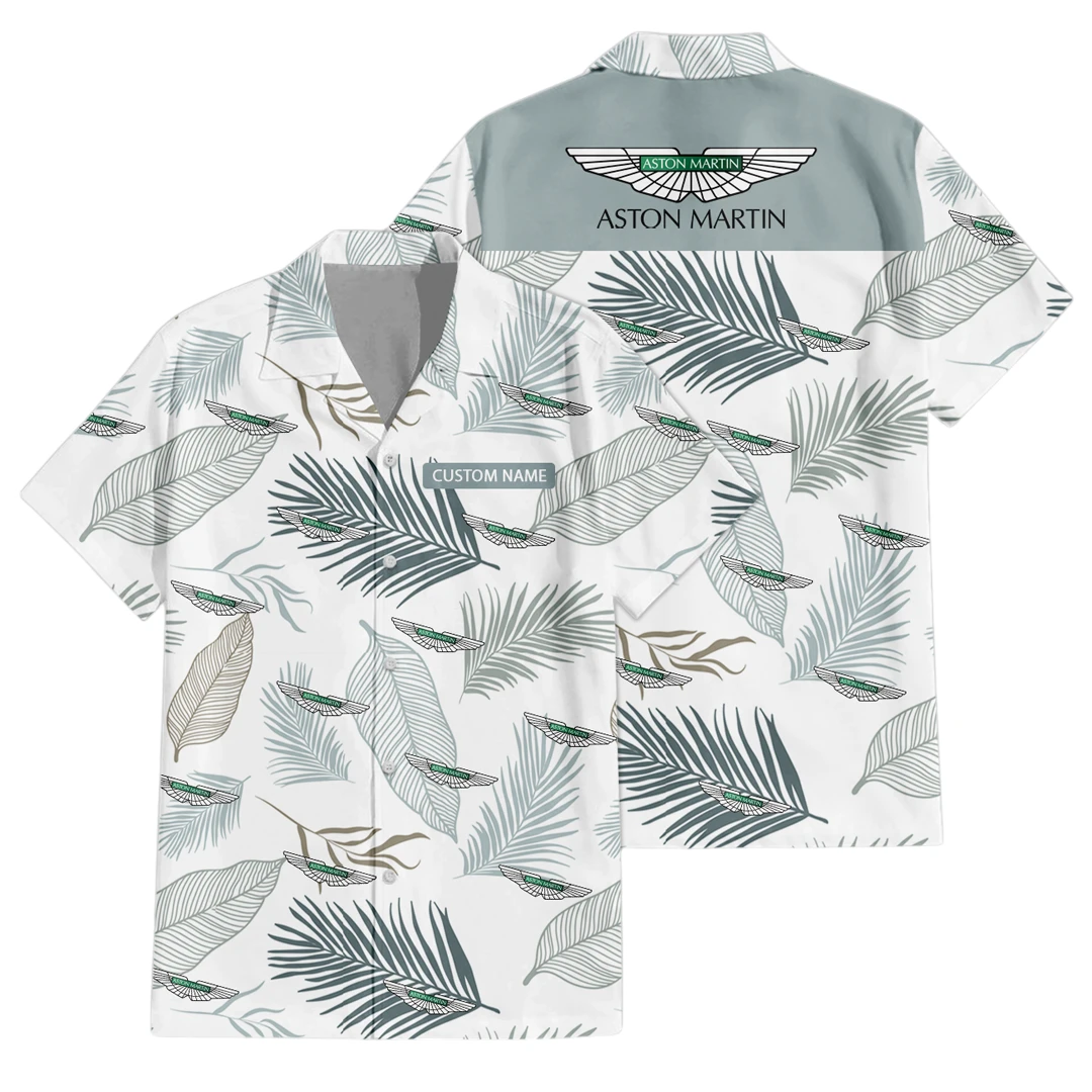 Aston Martin Hawaiian Shirt Tropical Leaves Seamless Pattern All-over Print Summer Gift, Custom Name HIHI160125Y7HWLS1ASM Aston Martin Hawaiian Shirt Tropical Leaves Seamless Pattern All-over Print Summer Gift, Custom Name HIHI160125Y7HWLS1ASM