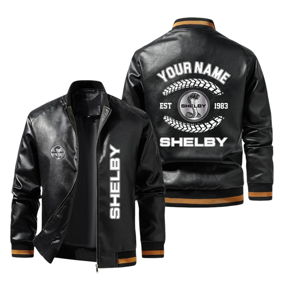Vintage Shelby Exclusive Logo Jacket Est 1983, Classic Ribbed Collar and Striped Cuffs, Custom Name HIDI260225Y12LJ93SHE Vintage Shelby Exclusive Logo Jacket Est 1983, Classic Ribbed Collar and Striped Cuffs, Custom Name HIDI260225Y12LJ93SHE