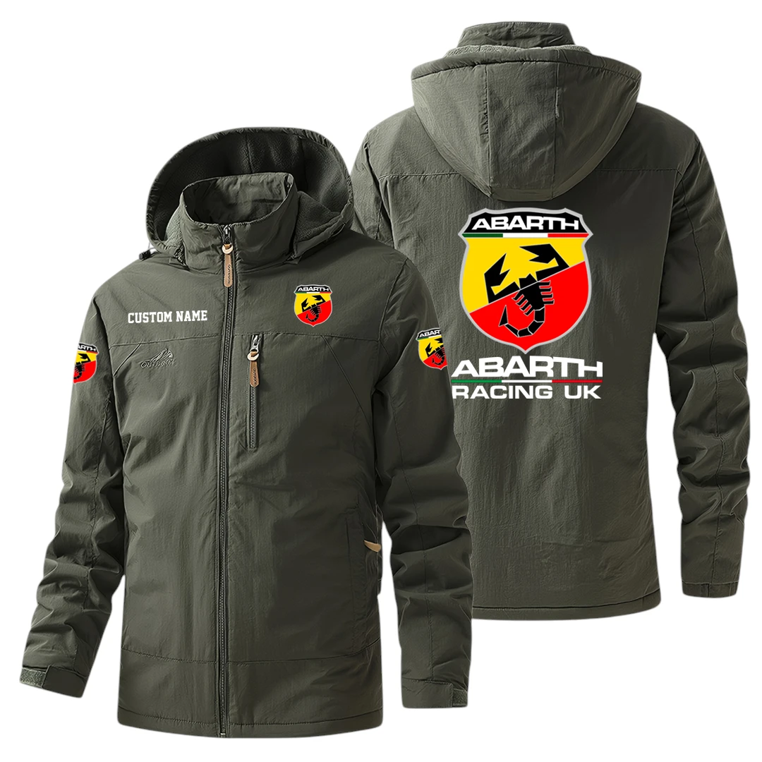 Abarth Racing Windbreaker Jacket Hooded, Warm Lining Waterproof Outdoor Running Jacket For Men, Custom Name HIHI240225Y17WO88ABA Abarth Racing Windbreaker Jacket Hooded, Warm Lining Waterproof Outdoor Running Jacket For Men, Custom Name HIHI240225Y17WO88ABA