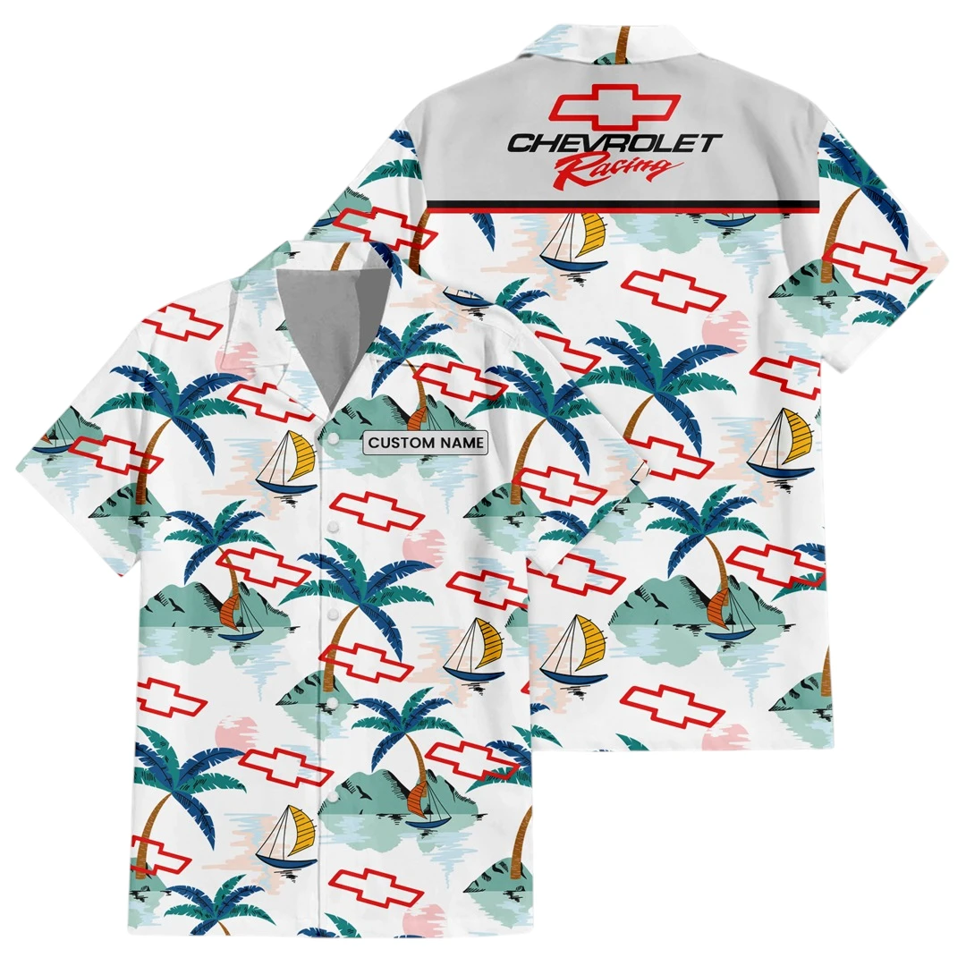 Chevrolet Racing Exclusive Logo Button Up Hawaiian Shirt Tropical Landscape Pattern All-over Print, Custom Name HIDI200225Y7HWLS2CRL Chevrolet Racing Exclusive Logo Button Up Hawaiian Shirt Tropical Landscape Pattern All-over Print, Custom Name HIDI200225Y7HWLS2CRL