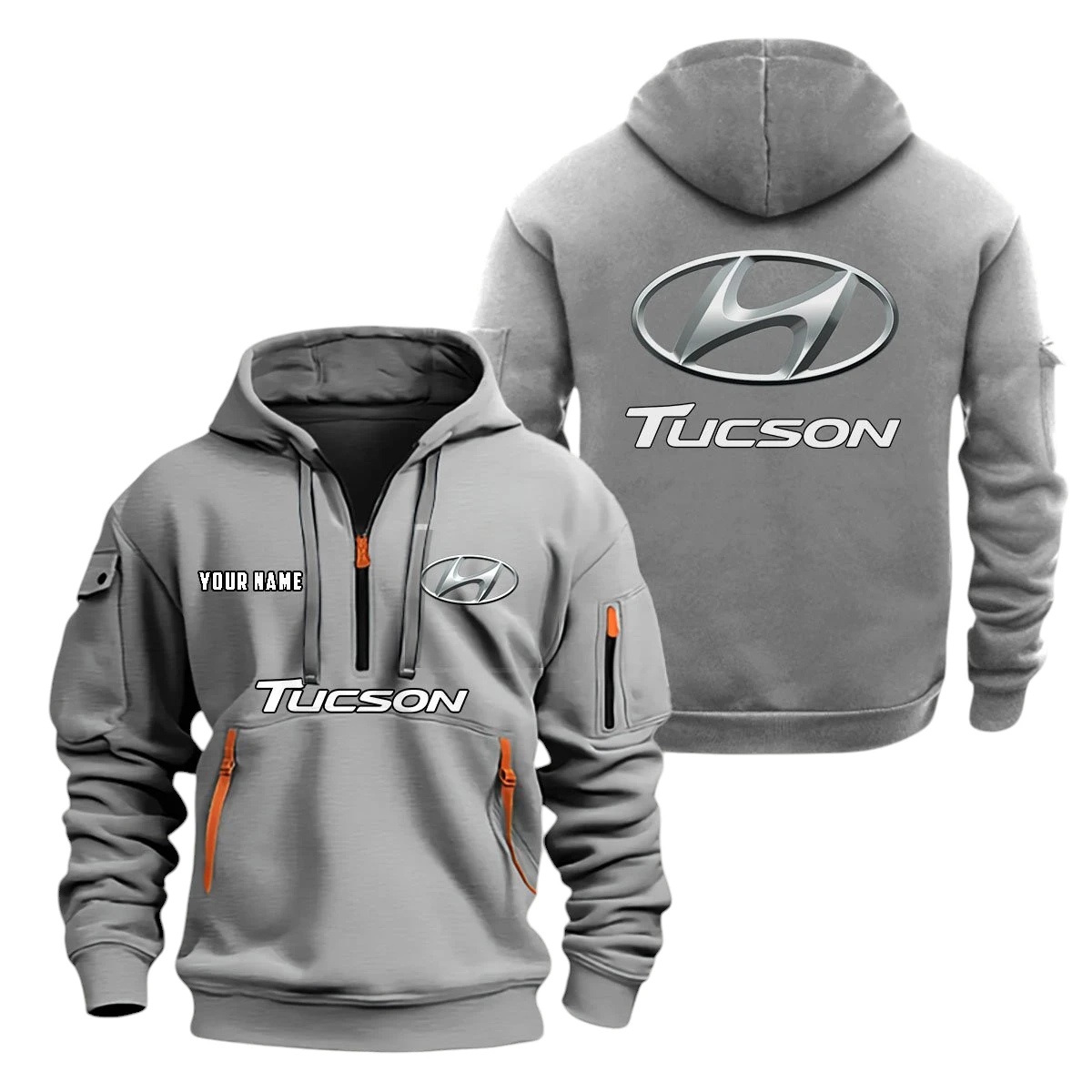 Hyundai Tucson Half Zip Hoodie, Sports Hooded Multi-Pockets, Custom Name TN070325Y25QZ2HCT3HYU Hyundai Tucson Half Zip Hoodie, Sports Hooded Multi-Pockets, Custom Name TN070325Y25QZ2HCT3HYU