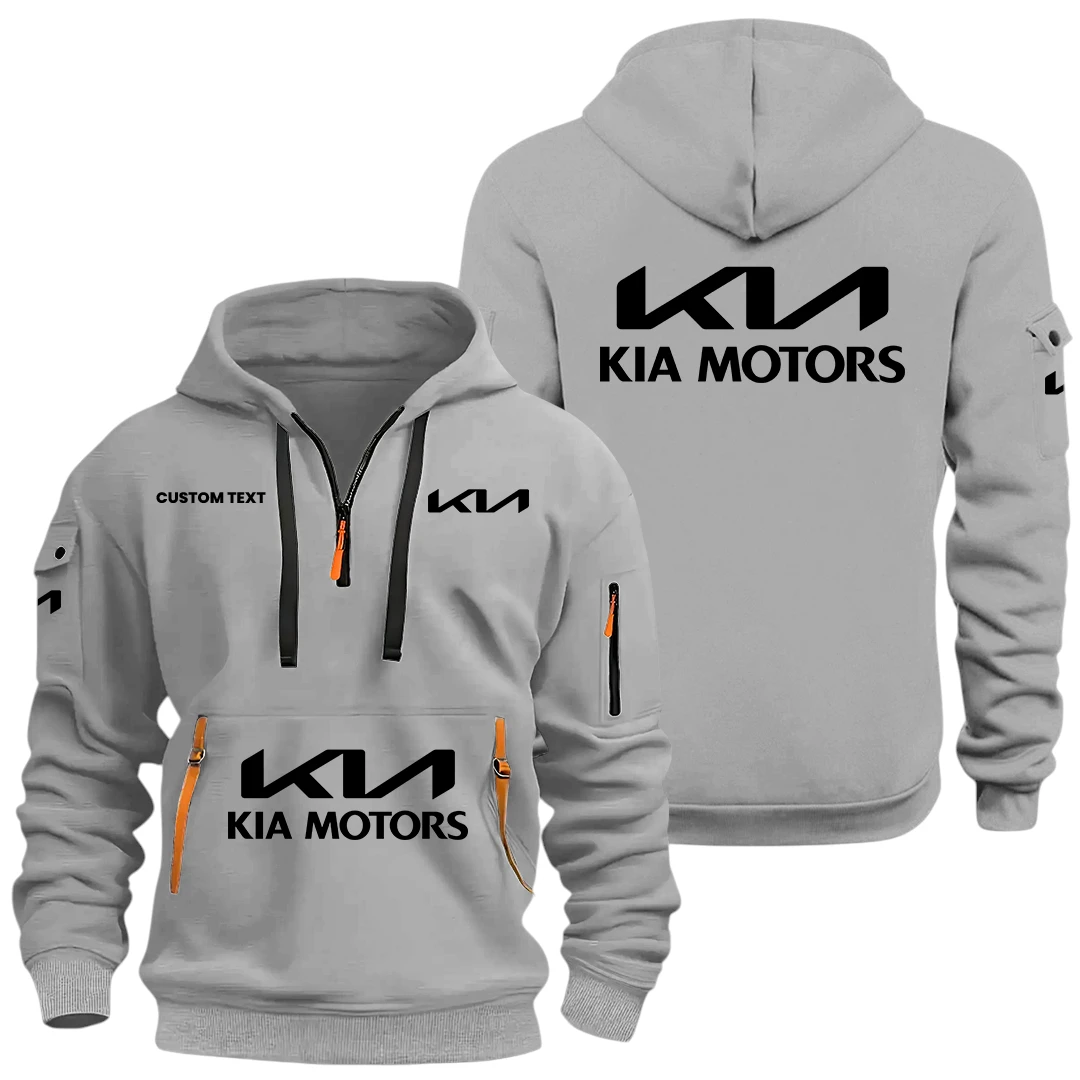 KIA Half Zip Hoodie, Sports Hooded Multi-Pockets, Custom Name HIDI040325Y25QZ2HKIA KIA Half Zip Hoodie, Sports Hooded Multi-Pockets, Custom Name HIDI040325Y25QZ2HKIA