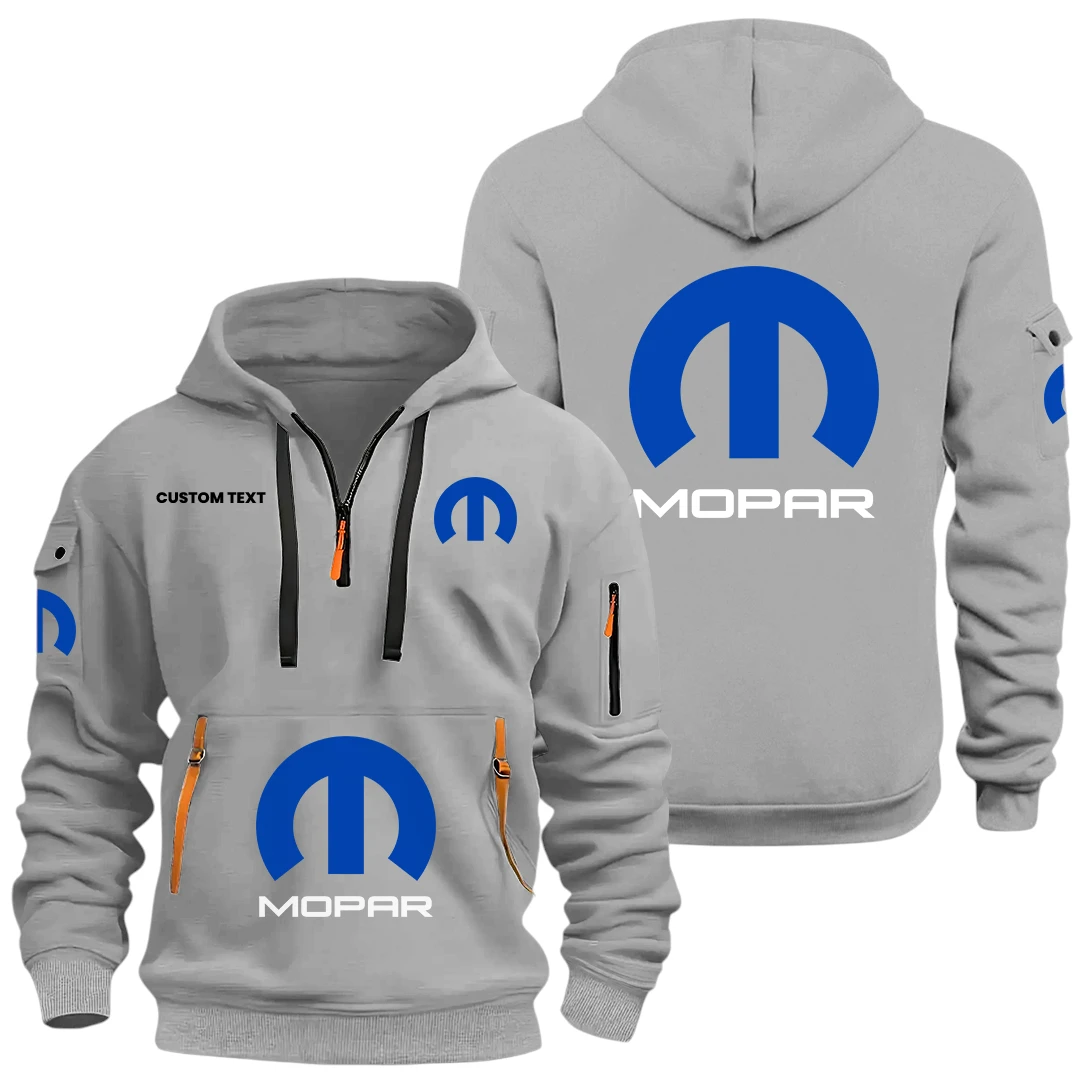 Mopar Half Zip Hoodie, Sports Hooded Multi-Pockets, Custom Name HIDI040325Y25QZ2HMOP Mopar Half Zip Hoodie, Sports Hooded Multi-Pockets, Custom Name HIDI040325Y25QZ2HMOP