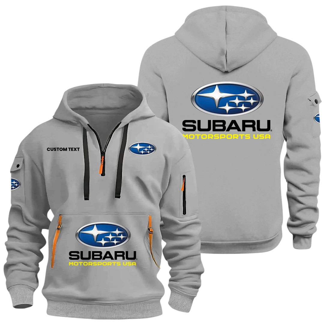 Subaru Motorsports USA Half Zip Hoodie, Sports Hooded Multi-Pockets, Custom Name HIDI060325Y25QZ2HSUM Subaru Motorsports USA Half Zip Hoodie, Sports Hooded Multi-Pockets, Custom Name HIDI060325Y25QZ2HSUM