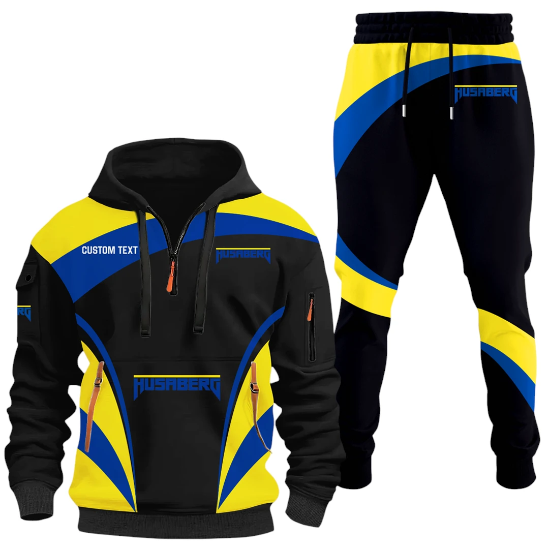 Husaberg Half Zip Hoodie x Long Pants Set All-over Print, Custom Name HIDI150325Y26QZ3HHUS Husaberg Half Zip Hoodie x Long Pants Set All-over Print, Custom Name HIDI150325Y26QZ3HHUS