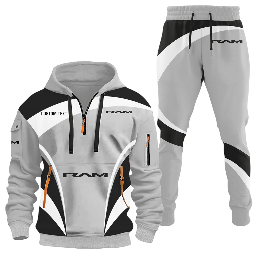 Ram Trucks Half Zip Hoodie x Long Pants Set All-over Print, Custom Name HIDI150325Y26QZ3HRAM Ram Trucks Half Zip Hoodie x Long Pants Set All-over Print, Custom Name HIDI150325Y26QZ3HRAM