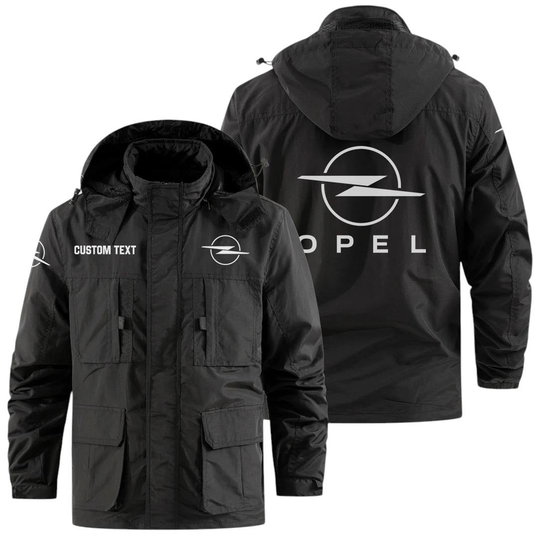 Opel Exclusive Logo Windbreaker Jacket Hooded Detachable, Outdoor Jacket Multi Pocket, Custom Name HIDI180325Y26WMPOPE Opel Exclusive Logo Windbreaker Jacket Hooded Detachable, Outdoor Jacket Multi Pocket, Custom Name HIDI180325Y26WMPOPE