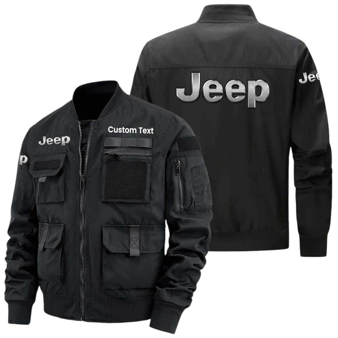 Jeep Exclusive Logo Jacket x Baseball Collar Style Multiple Pockets Men’s Hiking Outdoor Jacket Custom Name HIHI150325Y40JCXJEE Jeep Exclusive Logo Jacket x Baseball Collar Style Multiple Pockets Men’s Hiking Outdoor Jacket Custom Name HIHI150325Y40JCXJEE