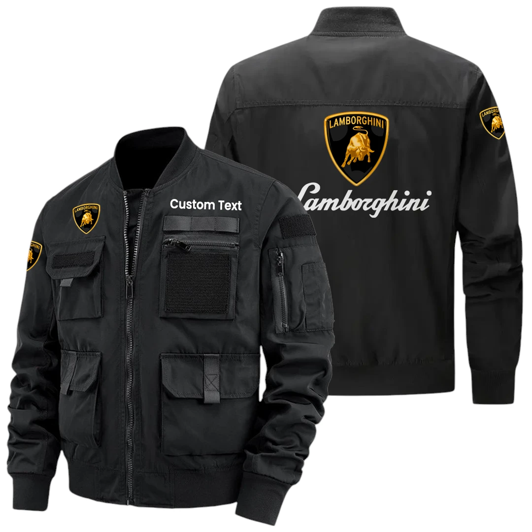 Lamborghini Exclusive Logo Jacket x Baseball Collar Style Multiple Pockets Men’s Hiking Outdoor Jacket Custom Name HIHI150325Y40JCXLAM Lamborghini Exclusive Logo Jacket x Baseball Collar Style Multiple Pockets Men’s Hiking Outdoor Jacket Custom Name HIHI150325Y40JCXLAM