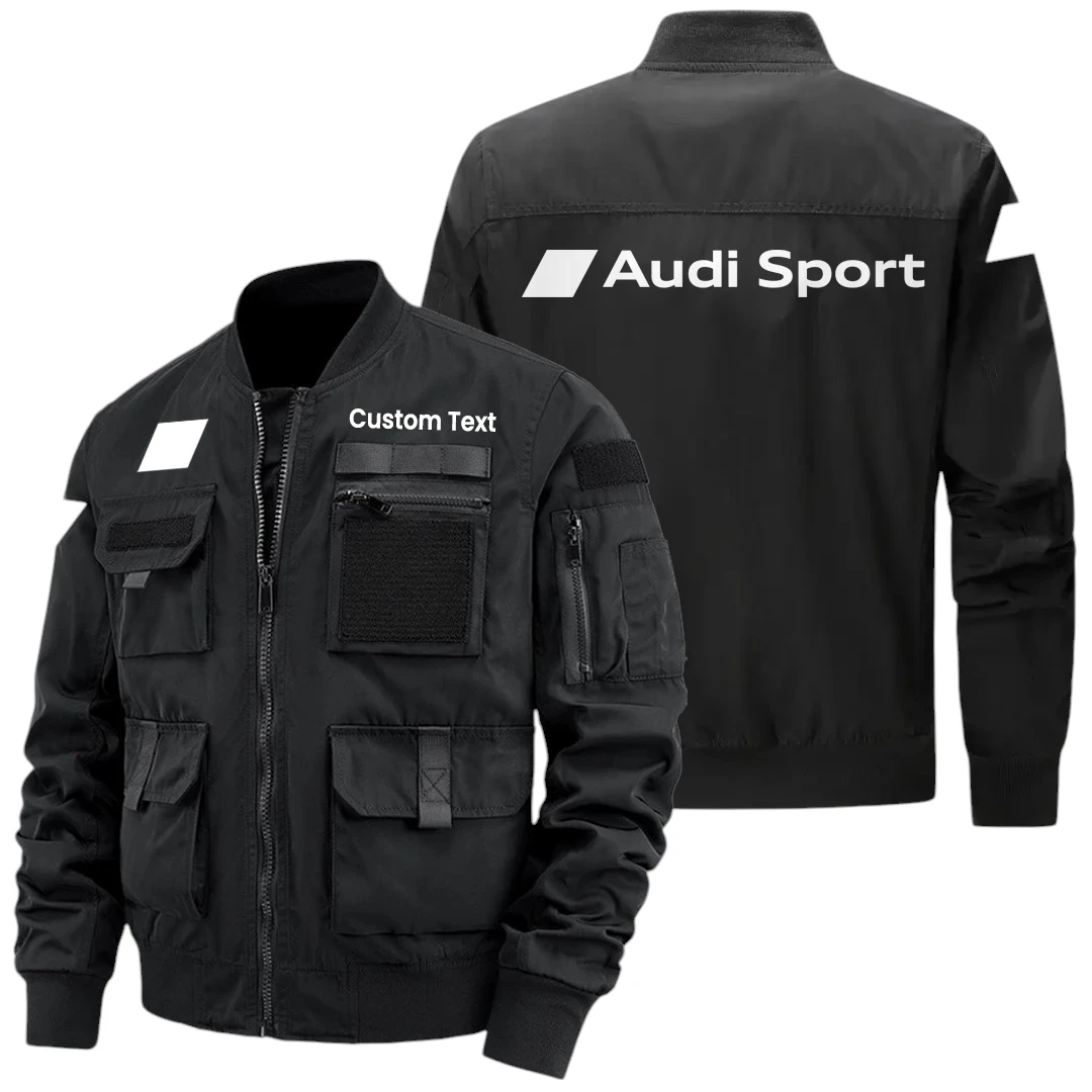 Audi Sport Racing Exclusive Logo Jacket x Baseball Collar Style Multiple Pockets Men’s Hiking Outdoor Jacket Custom Name HIHI180325Y40JCXAUS Audi Sport Racing Exclusive Logo Jacket x Baseball Collar Style Multiple Pockets Men’s Hiking Outdoor Jacket Custom Name HIHI180325Y40JCXAUS