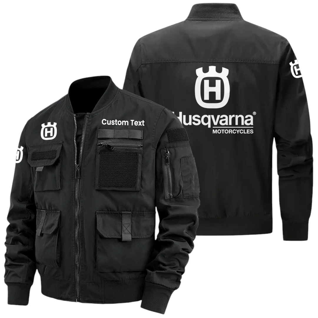 Husqvarna Motorcycles Exclusive Logo Jacket x Baseball Collar Style Multiple Pockets Men’s Hiking Outdoor Jacket Custom Name HIHI190325Y40JCXHUM Husqvarna Motorcycles Exclusive Logo Jacket x Baseball Collar Style Multiple Pockets Men’s Hiking Outdoor Jacket Custom Name HIHI190325Y40JCXHUM
