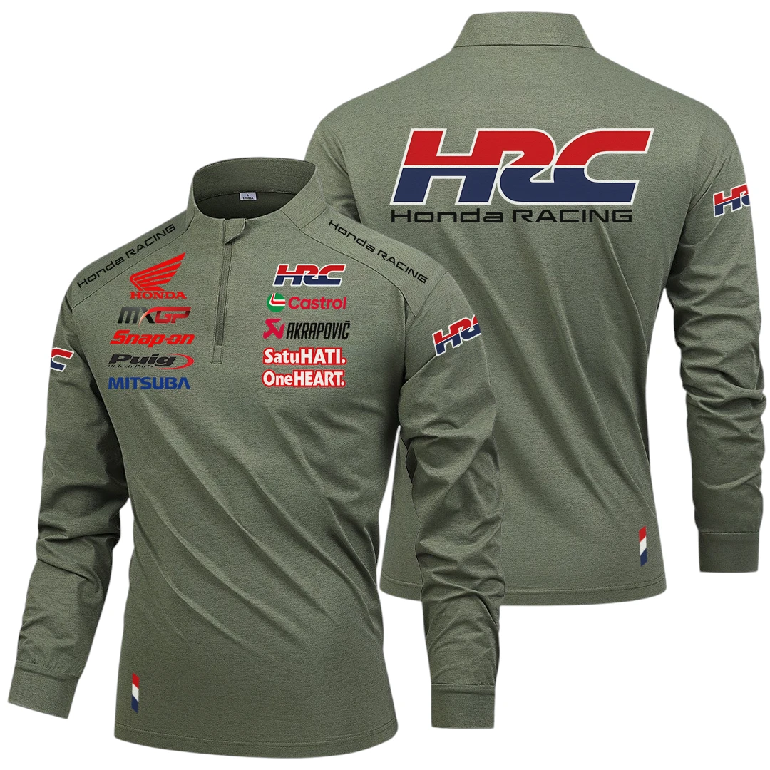HRC Honda Racing Limited 2025 Long Sleeve Shirt, Stand Collar Quarter Zip-up HIDI220325Y49LMT05HRC HRC Honda Racing Limited 2025 Long Sleeve Shirt, Stand Collar Quarter Zip-up HIDI220325Y49LMT05HRC