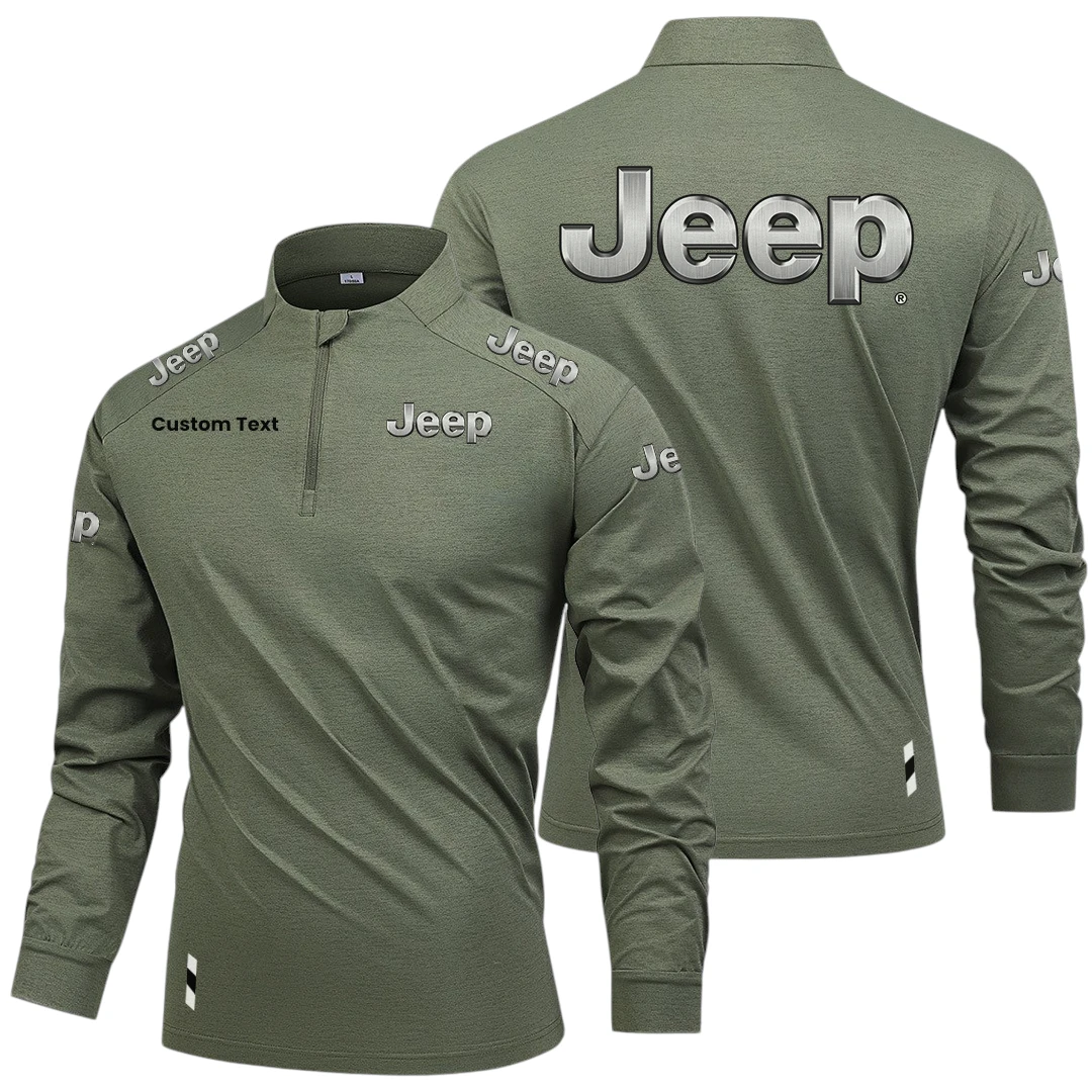 Jeep Limited 2025 Long Sleeve Shirt, Stand Collar Quarter Zip-up Custom Name HIDI260325Y49LMT05JEE Jeep Limited 2025 Long Sleeve Shirt, Stand Collar Quarter Zip-up Custom Name HIDI260325Y49LMT05JEE