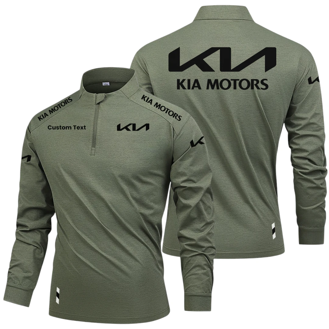 KIA Limited 2025 Long Sleeve Shirt, Stand Collar Quarter Zip-up Custom Name HIDI260325Y49LMT05KIA KIA Limited 2025 Long Sleeve Shirt, Stand Collar Quarter Zip-up Custom Name HIDI260325Y49LMT05KIA