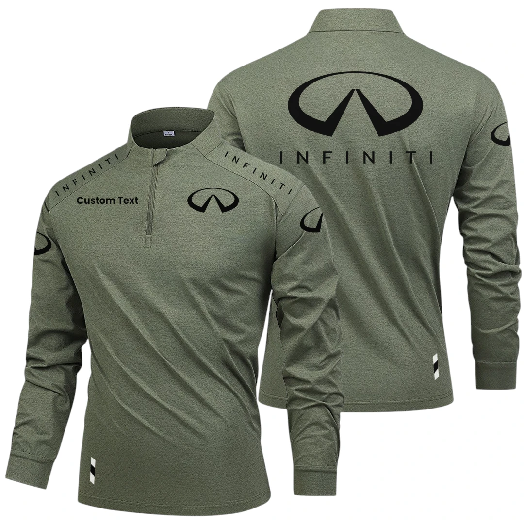 Infiniti Limited 2025 Long Sleeve Shirt, Stand Collar Quarter Zip-up Custom Name HIDI270325Y49LMT05INF Infiniti Limited 2025 Long Sleeve Shirt, Stand Collar Quarter Zip-up Custom Name HIDI270325Y49LMT05INF