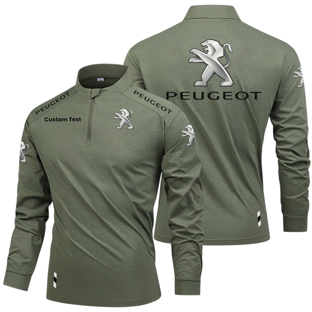 Peugeot Limited 2025 Long Sleeve Shirt, Stand Collar Quarter Zip-up Custom Name HIDI270325Y49LMT05PEU Peugeot Limited 2025 Long Sleeve Shirt, Stand Collar Quarter Zip-up Custom Name HIDI270325Y49LMT05PEU