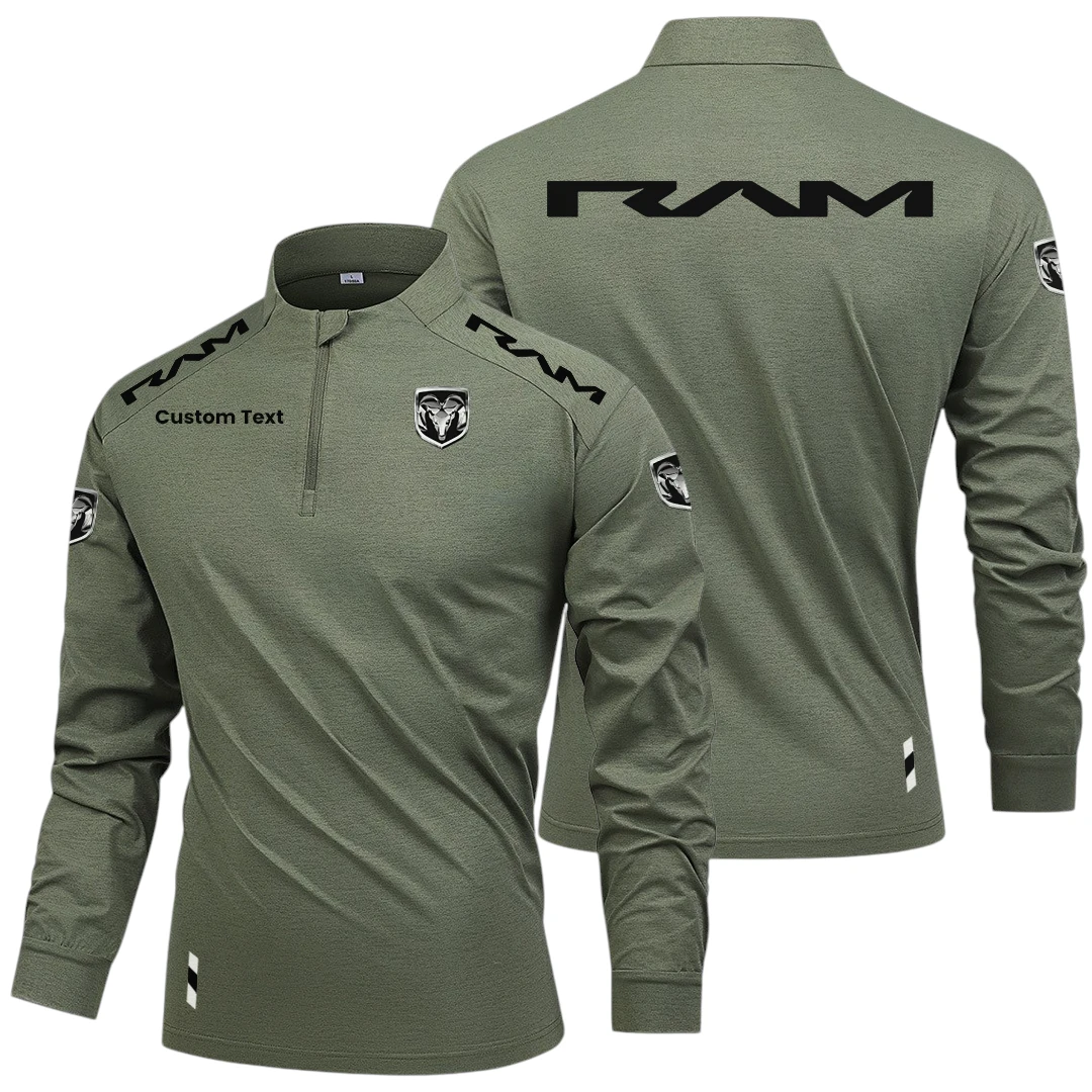 RAM Limited 2025 Long Sleeve Shirt, Stand Collar Quarter Zip-up Custom Name HIDI270325Y49LMT05RAM RAM Limited 2025 Long Sleeve Shirt, Stand Collar Quarter Zip-up Custom Name HIDI270325Y49LMT05RAM