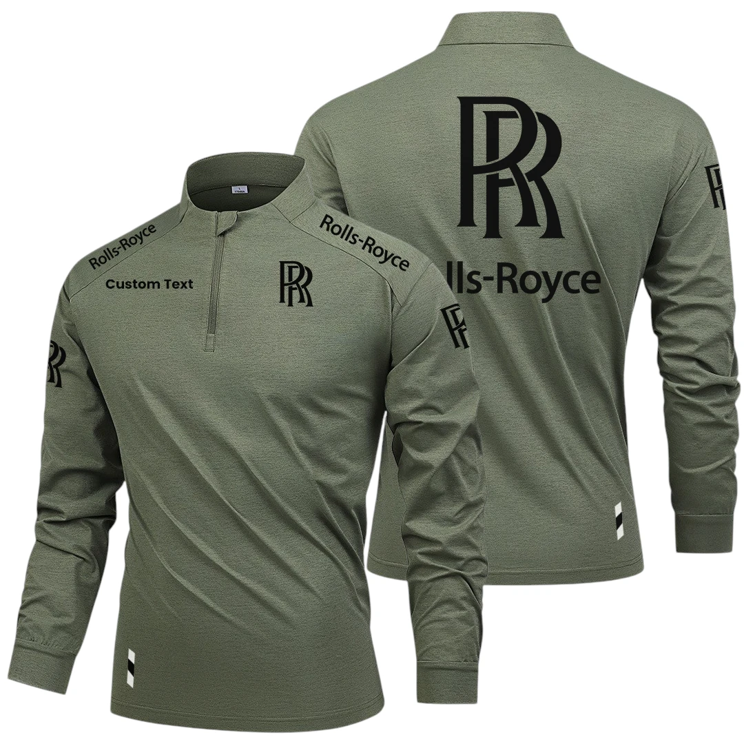 Rolls Royce Limited 2025 Long Sleeve Shirt, Stand Collar Quarter Zip-up Custom Name HIDI270325Y49LMT05ROR Rolls Royce Limited 2025 Long Sleeve Shirt, Stand Collar Quarter Zip-up Custom Name HIDI270325Y49LMT05ROR