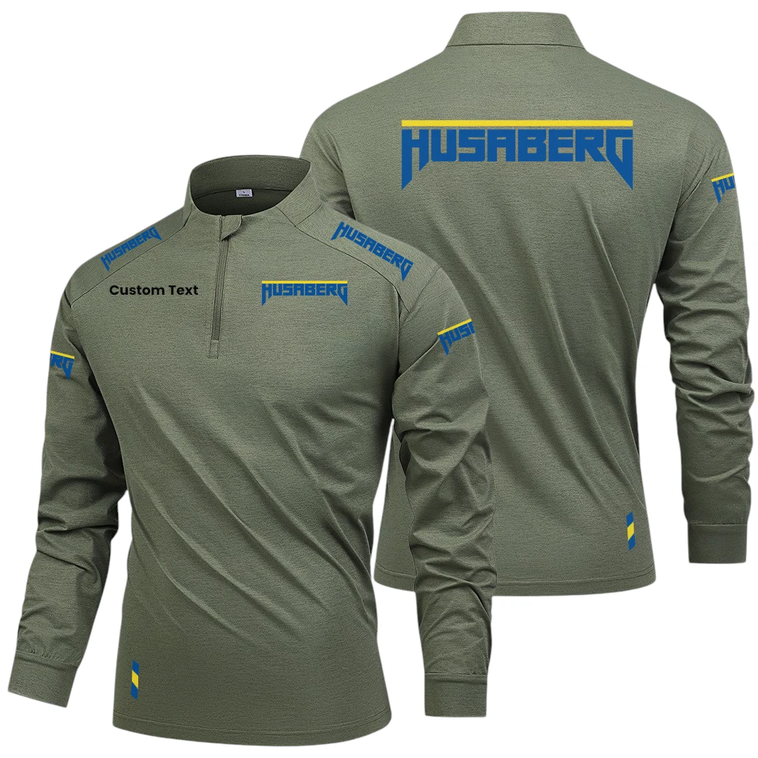 Husaberg Limited 2025 Long Sleeve Shirt, Stand Collar Quarter Zip-up Custom Name HIDI280325Y49LMT05HUS Husaberg Limited 2025 Long Sleeve Shirt, Stand Collar Quarter Zip-up Custom Name HIDI280325Y49LMT05HUS