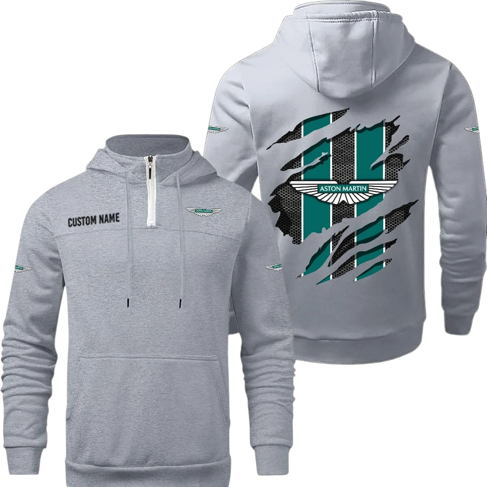 Aston Martin Quarter Zip Hoodie, Sports Hoodie Custom Name TN270325Y50HZ44CT2ASM Aston Martin Quarter Zip Hoodie, Sports Hoodie Custom Name TN270325Y50HZ44CT2ASM