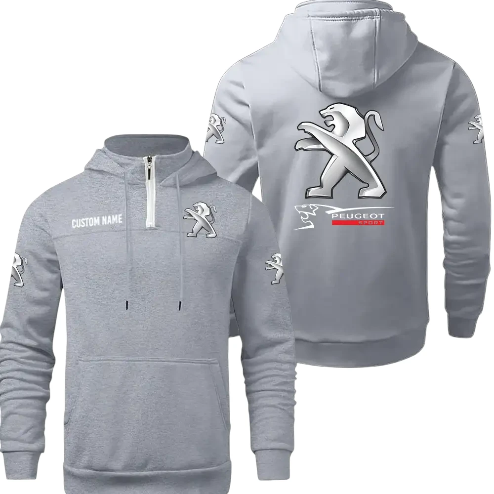 Peugeot Quarter Zip Hoodie, Sports Hoodie Custom Name TN290325Y50HZ44CT1PEU Peugeot Quarter Zip Hoodie, Sports Hoodie Custom Name TN290325Y50HZ44CT1PEU