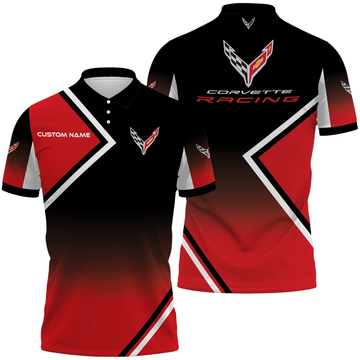 Corvette Racing Polo Shirt All Over Print Gift For Sports Fans, Custom Name HIHI030425Y3PLCOV Corvette Racing Polo Shirt All Over Print Gift For Sports Fans, Custom Name HIHI030425Y3PLCOV