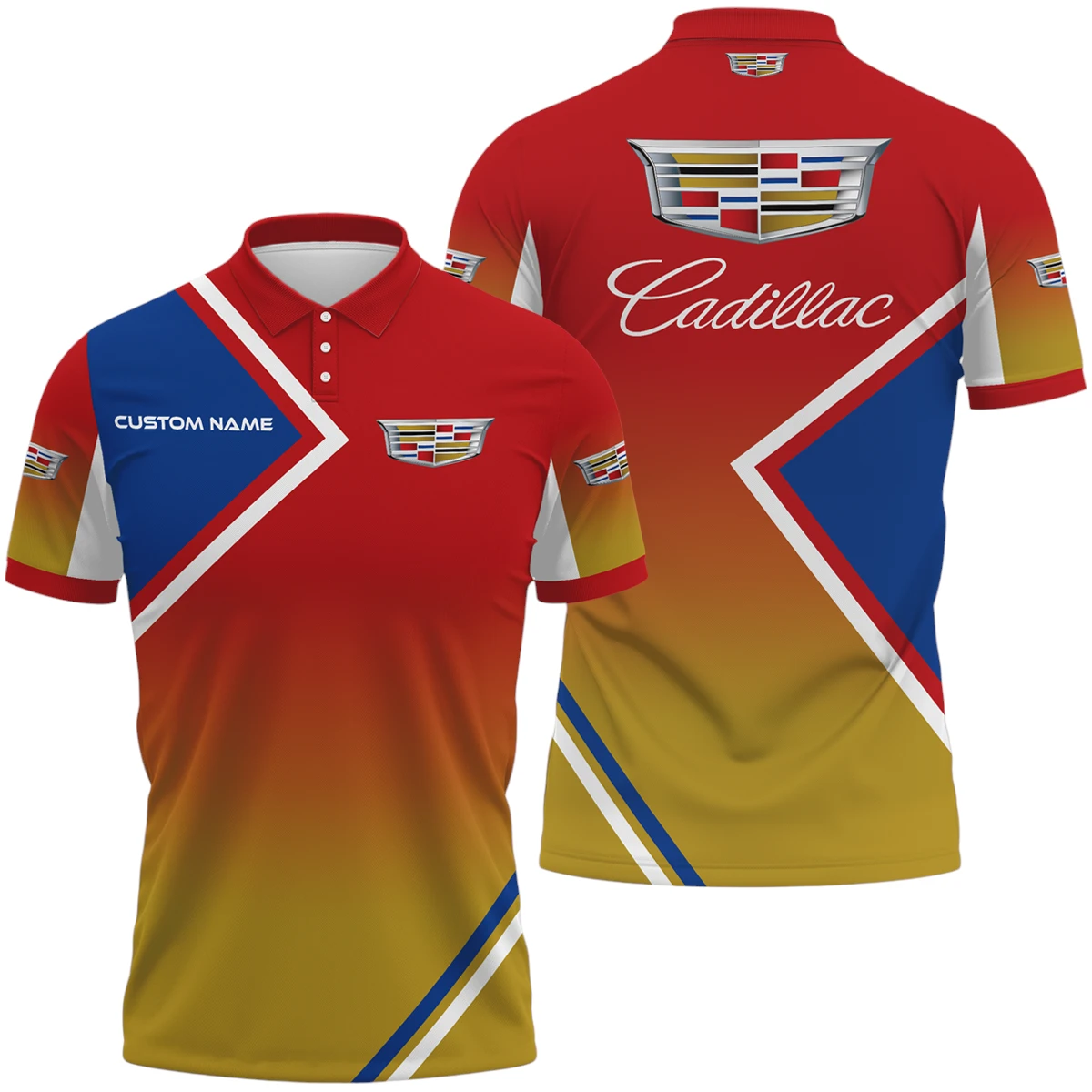 Cadillac Polo Shirt All Over Print Gift For Sports Fans, Custom Name HIHI040425Y3PLCAD Cadillac Polo Shirt All Over Print Gift For Sports Fans, Custom Name HIHI040425Y3PLCAD