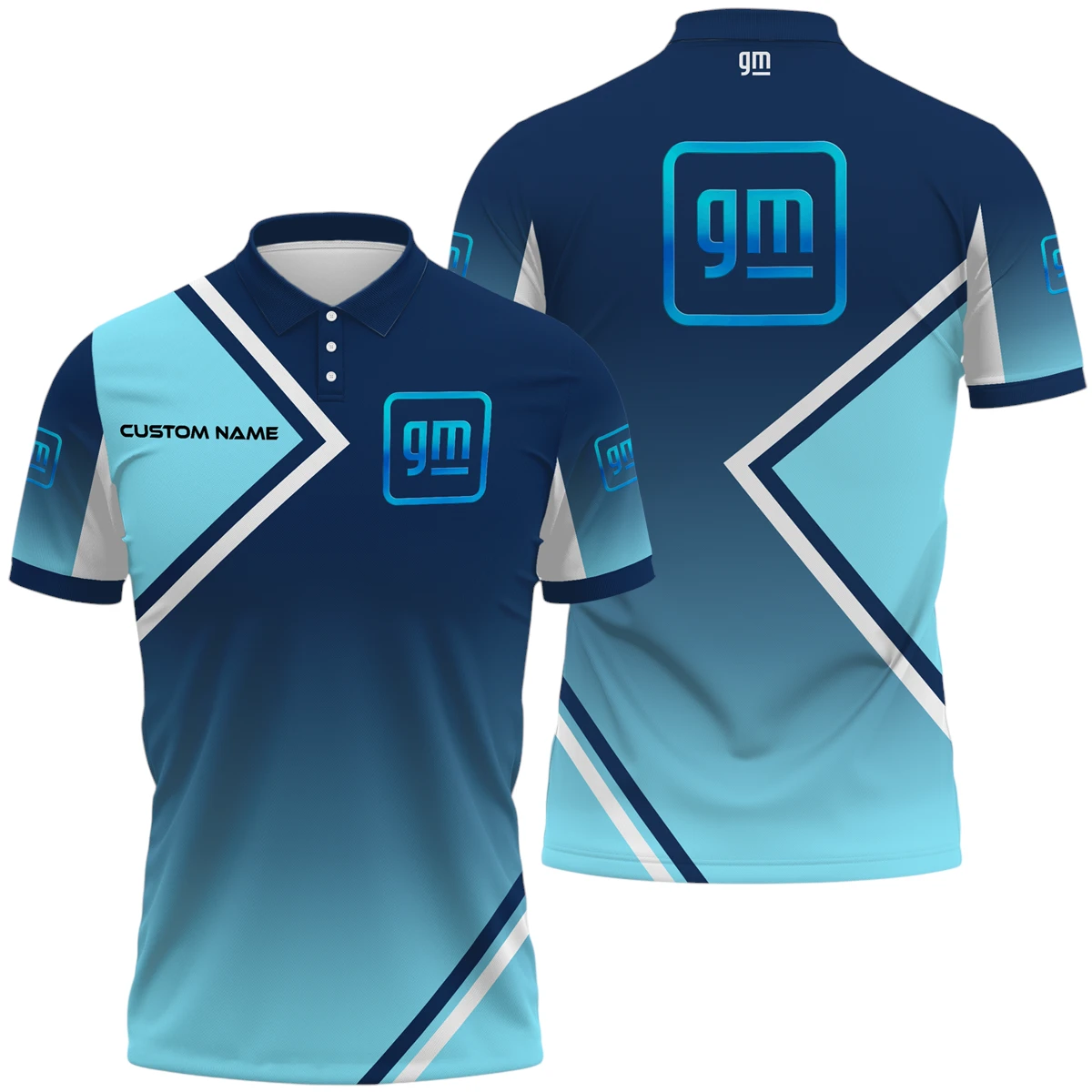 General Motors Polo Shirt All Over Print Gift For Sports Fans, Custom Name HIHI100425Y3PLGEM General Motors Polo Shirt All Over Print Gift For Sports Fans, Custom Name HIHI100425Y3PLGEM