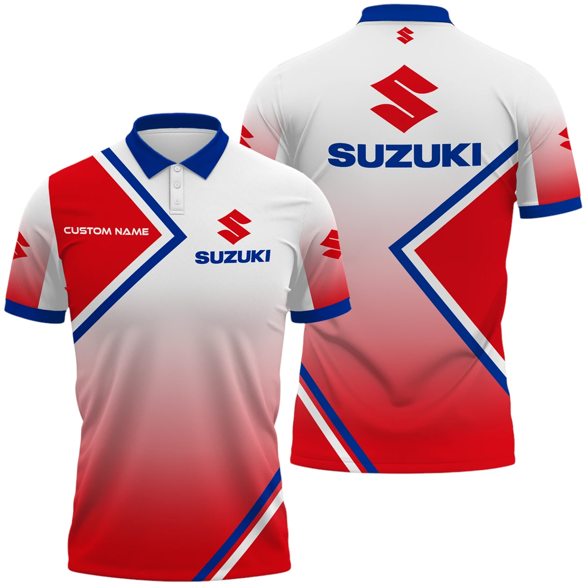 Suzuki Motor Polo Shirt All Over Print Gift For Sports Fans, Custom Name HIHI110425Y3PLKIM Suzuki Motor Polo Shirt All Over Print Gift For Sports Fans, Custom Name HIHI110425Y3PLKIM