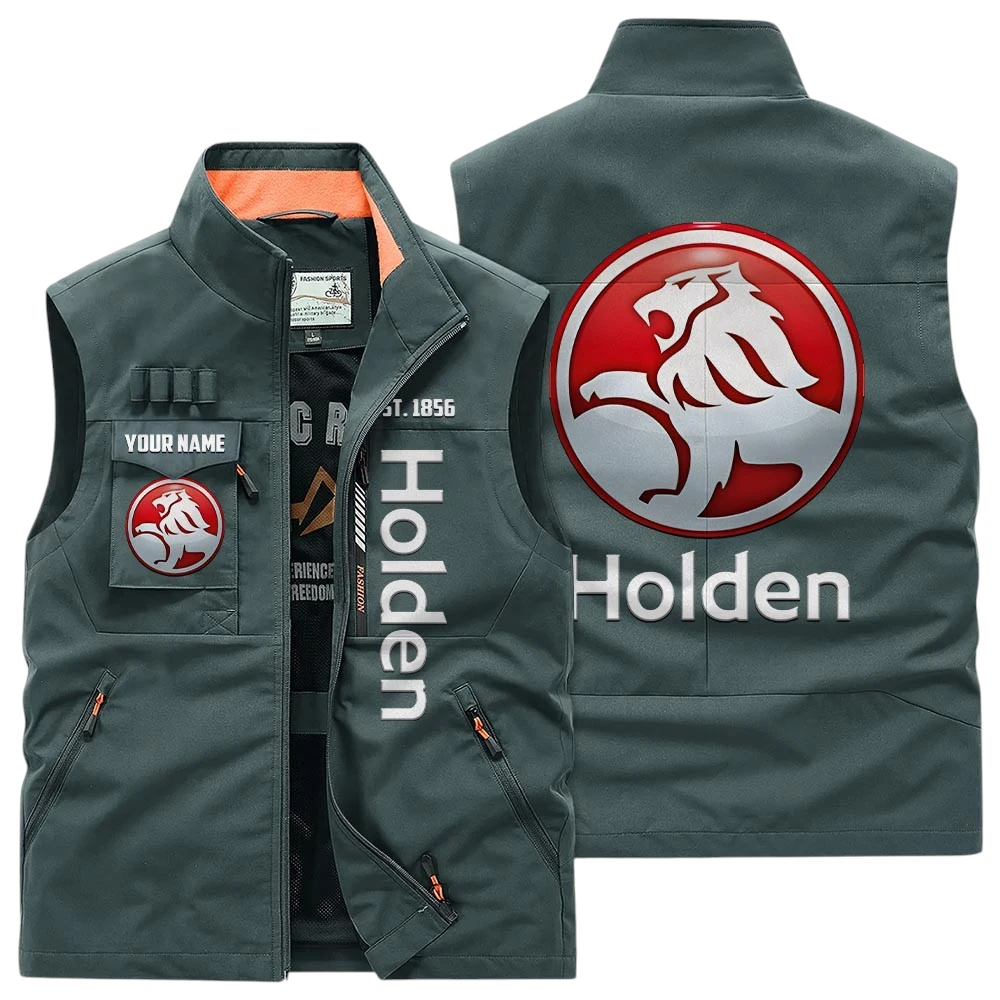 Holden Multi Pocket Vest Sleeveless Men Outdoor Vest Lightweight Custom Name TN170425Y39MPVCT2HOL Holden Multi Pocket Vest Sleeveless Men Outdoor Vest Lightweight Custom Name TN170425Y39MPVCT2HOL