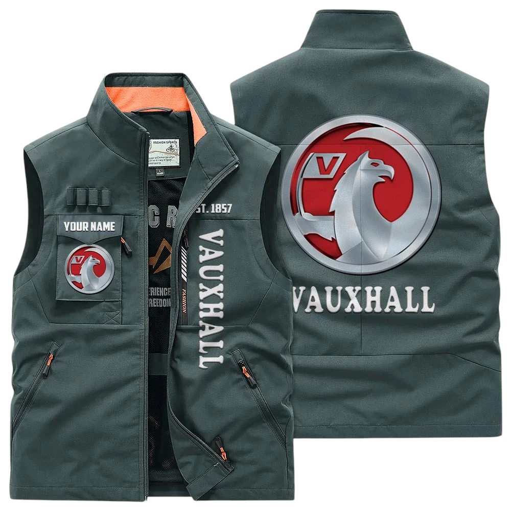 Vauxhall Multi Pocket Vest Sleeveless Men Outdoor Vest Lightweight Custom Name TN170425Y39MPVCT2VLL Vauxhall Multi Pocket Vest Sleeveless Men Outdoor Vest Lightweight Custom Name TN170425Y39MPVCT2VLL