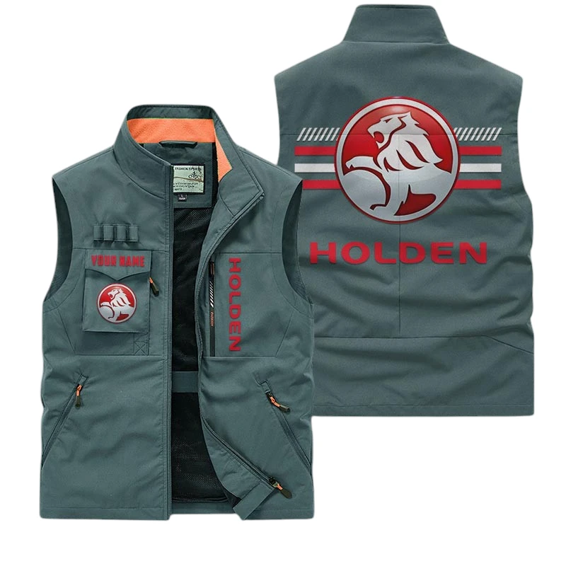 Holden Multi Pocket Vest Sleeveless Men Outdoor Vest Lightweight Custom Name For Fans TN190425Y39MPVCT1HOL Holden Multi Pocket Vest Sleeveless Men Outdoor Vest Lightweight Custom Name For Fans TN190425Y39MPVCT1HOL