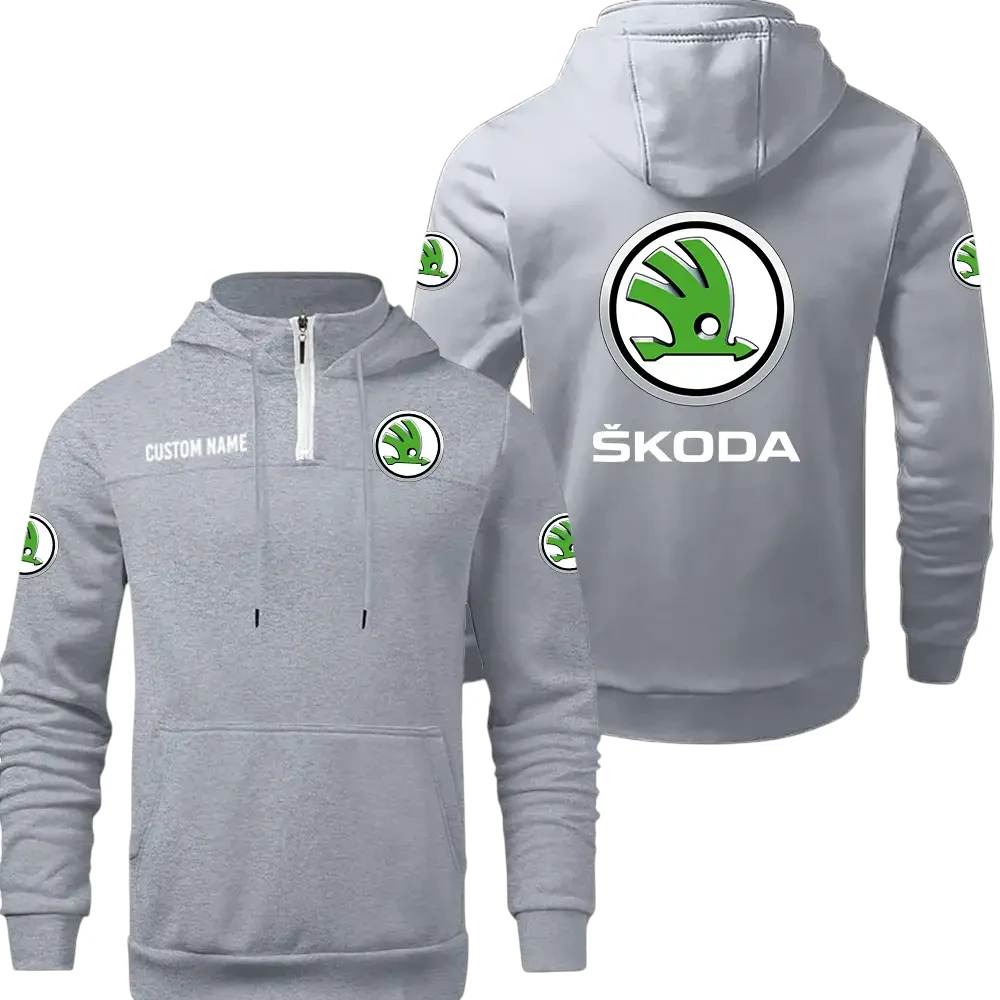Skoda Quarter Zip Hoodie, Sports Hoodie Custom Name TN290325Y50HZ44CT1SKO Skoda Quarter Zip Hoodie, Sports Hoodie Custom Name TN290325Y50HZ44CT1SKO