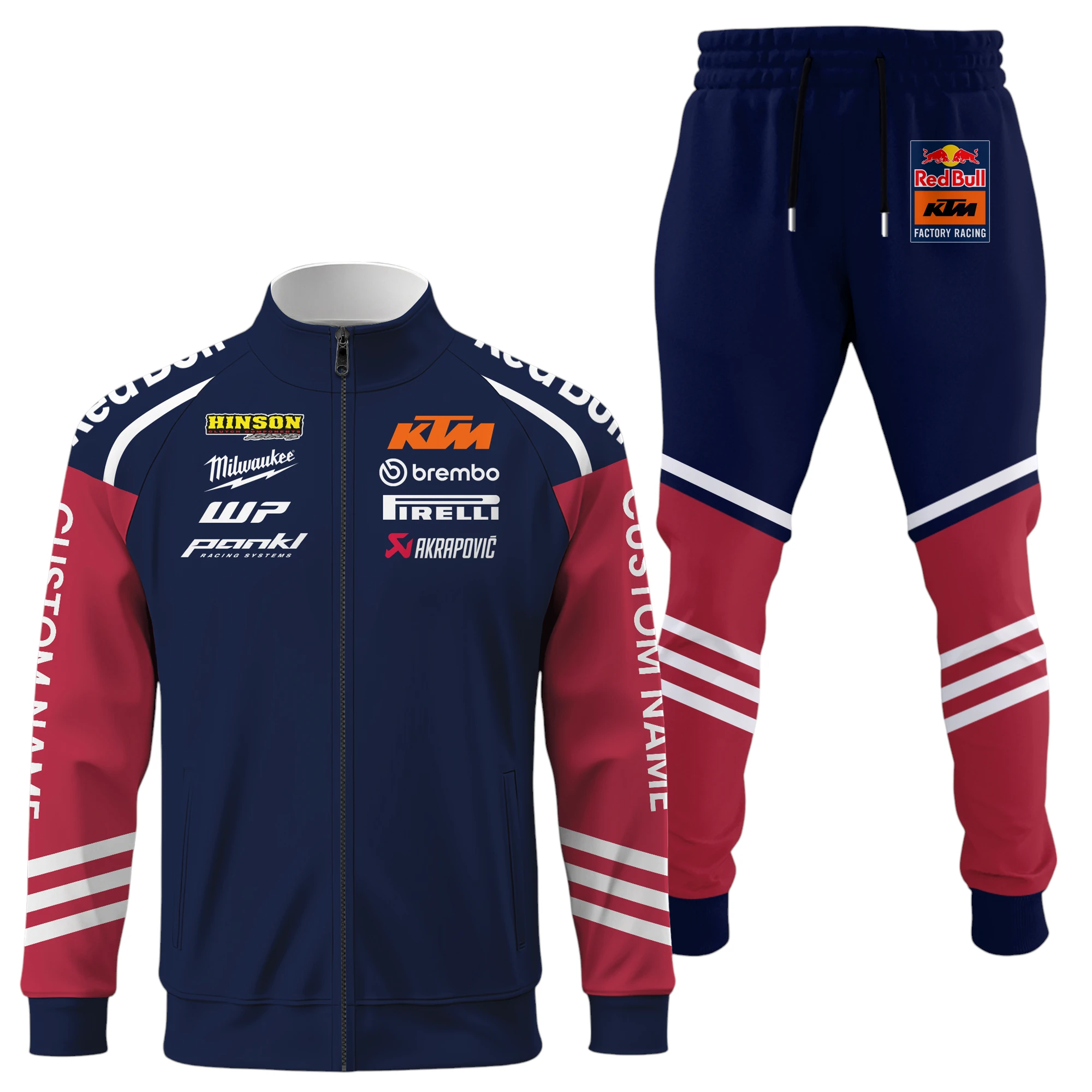 Red Bull KTM Factory Racing Long Sleeve Shirt Full Zip x Long Pants Set All Over Print, Sports Style Custom Name HIDI020425Y53S16JKKTM Red Bull KTM Factory Racing Long Sleeve Shirt Full Zip x Long Pants Set All Over Print, Sports Style Custom Name HIDI020425Y53S16JKKTM