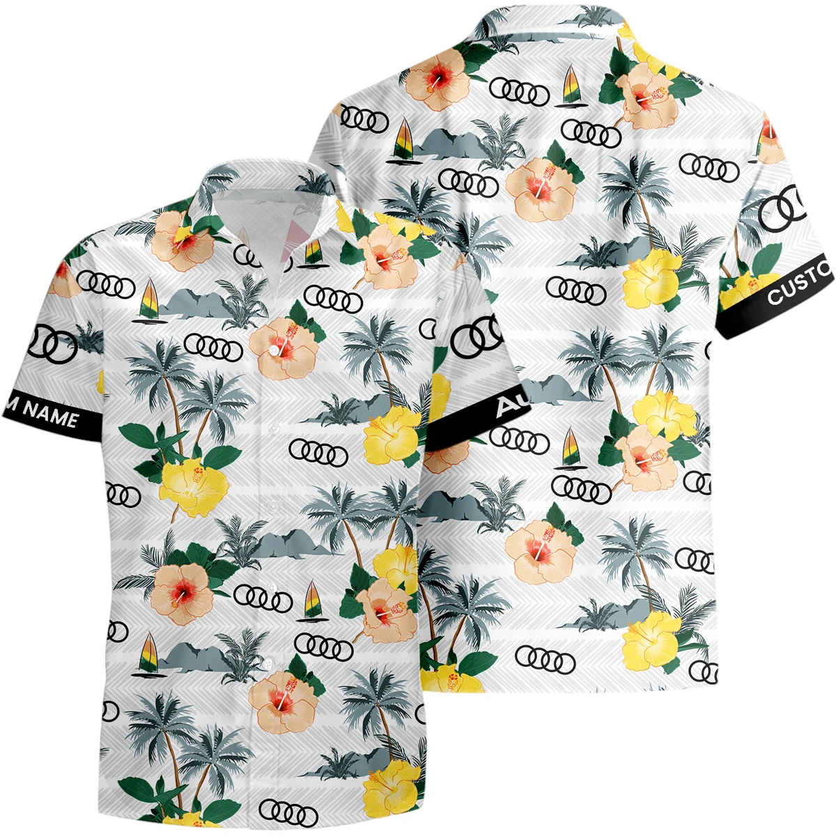 Audi Hawaiian Shirt x Beach Shorts Full Set Limited 2025 All Over Print, Custom Name HIHI160425Y7HWY8SHAUD Audi Hawaiian Shirt x Beach Shorts Full Set Limited 2025 All Over Print, Custom Name HIHI160425Y7HWY8SHAUD
