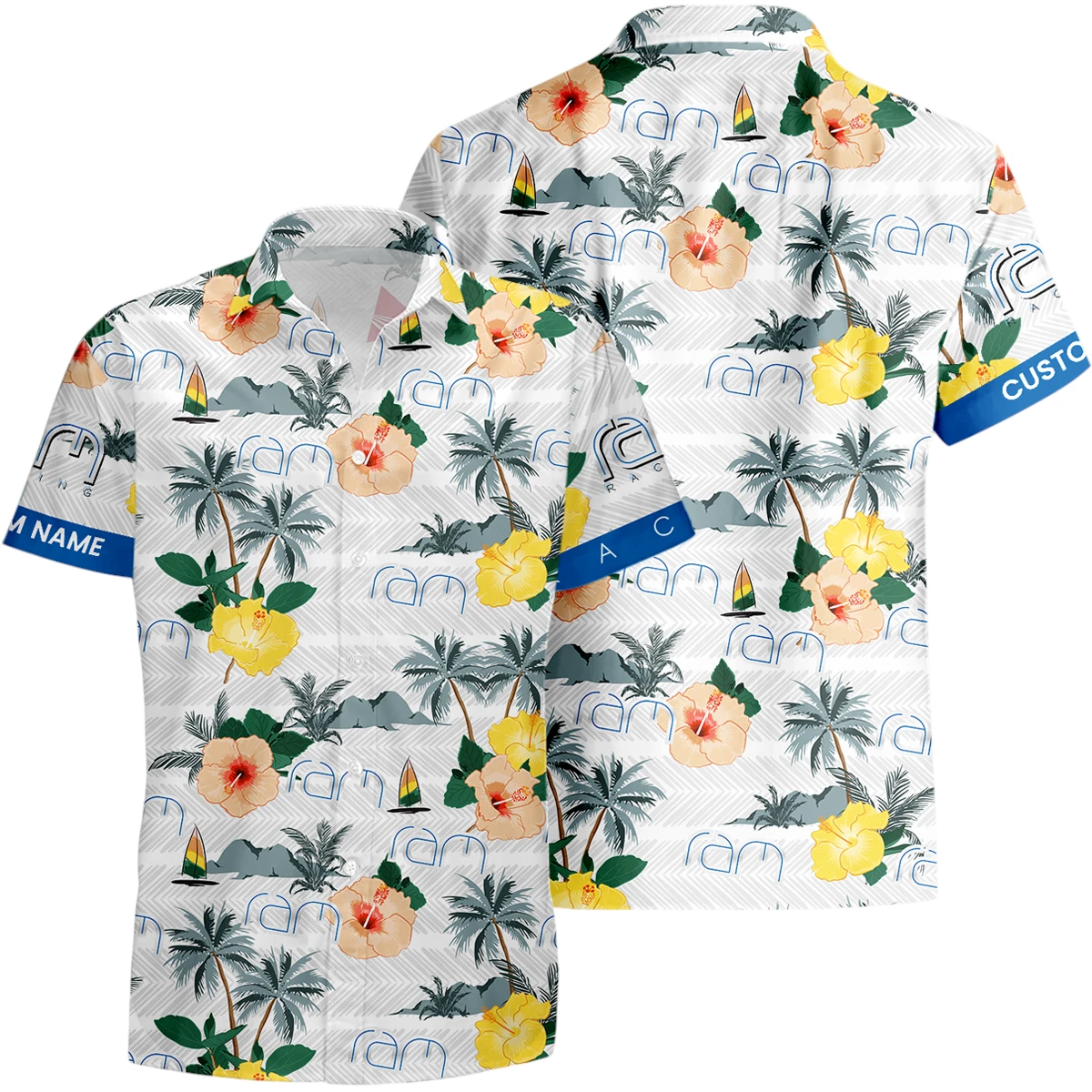 RAM Racing Hawaiian Shirt x Beach Shorts Full Set Limited 2025 All Over Print, Custom Name HIHI280425Y7HWRAR RAM Racing Hawaiian Shirt x Beach Shorts Full Set Limited 2025 All Over Print, Custom Name HIHI280425Y7HWRAR