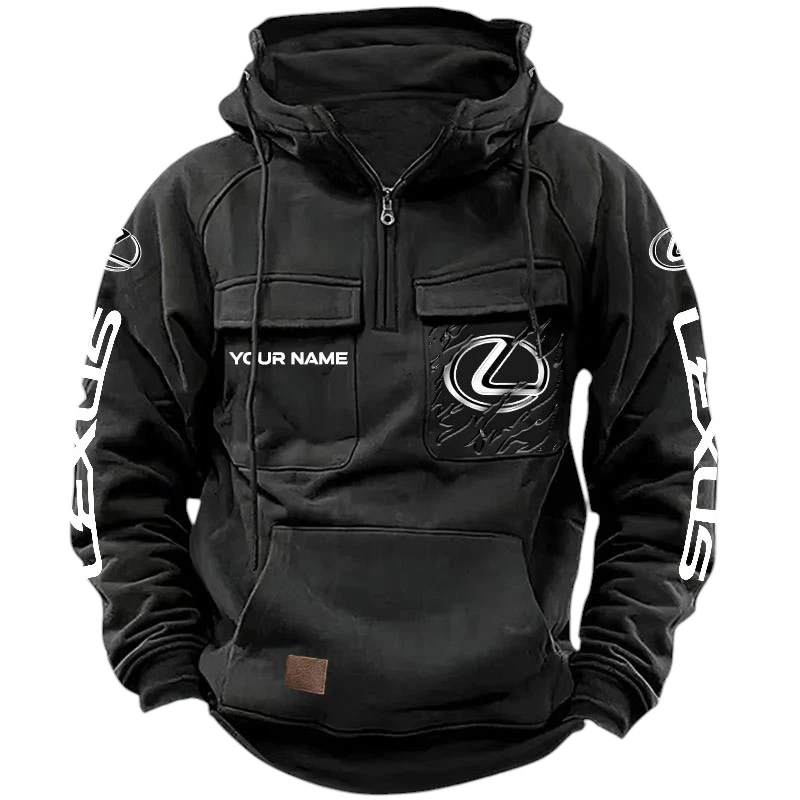 LEXUS Quarter Zip Hoodie, Sports Hoodie Multi-Pockets, Custom Name HG130525Y41HJRCT1LEX LEXUS Quarter Zip Hoodie, Sports Hoodie Multi-Pockets, Custom Name HG130525Y41HJRCT1LEX