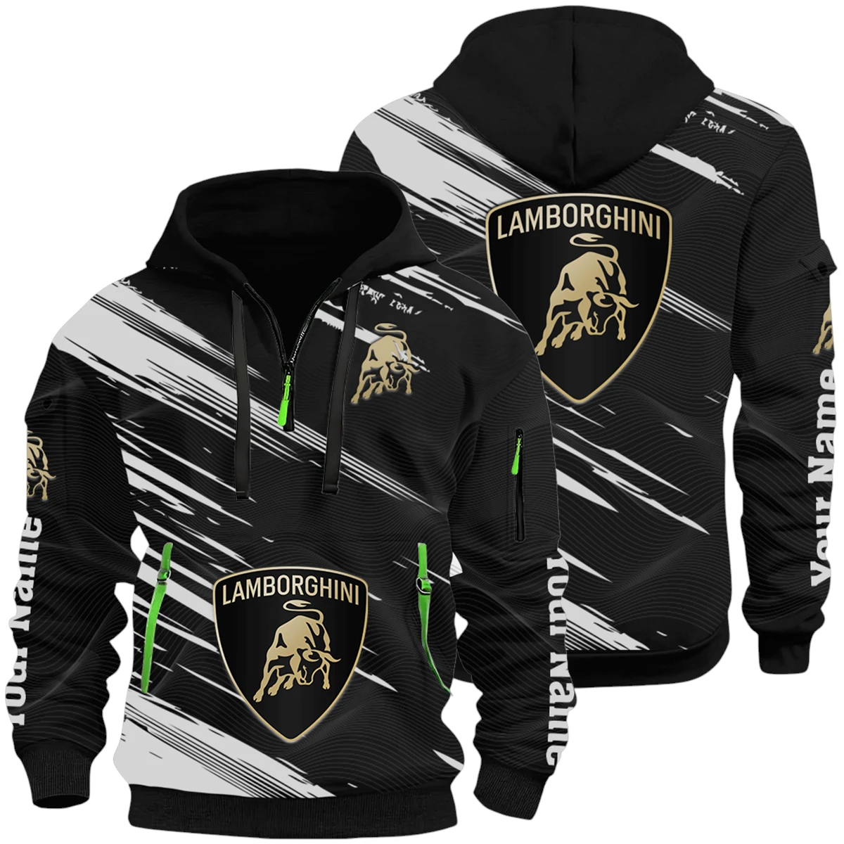Lamborghini Half Zip Hoodie All Over Prints, Multi-Pockets Custom Name HIHI070625Y26QZ3HLAM Lamborghini Half Zip Hoodie All Over Prints, Multi-Pockets Custom Name HIHI070625Y26QZ3HLAM