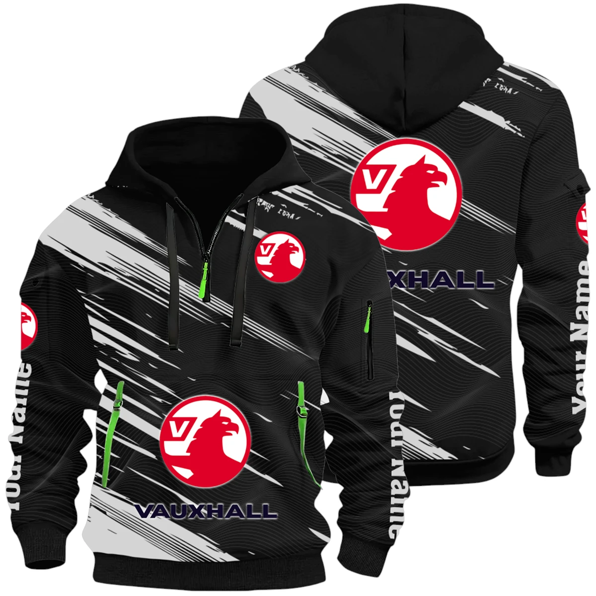 Vauxhall Half Zip Hoodie All Over Prints, Multi-Pockets Custom Name HIHI140625Y26QZ3HVLL Vauxhall Half Zip Hoodie All Over Prints, Multi-Pockets Custom Name HIHI140625Y26QZ3HVLL