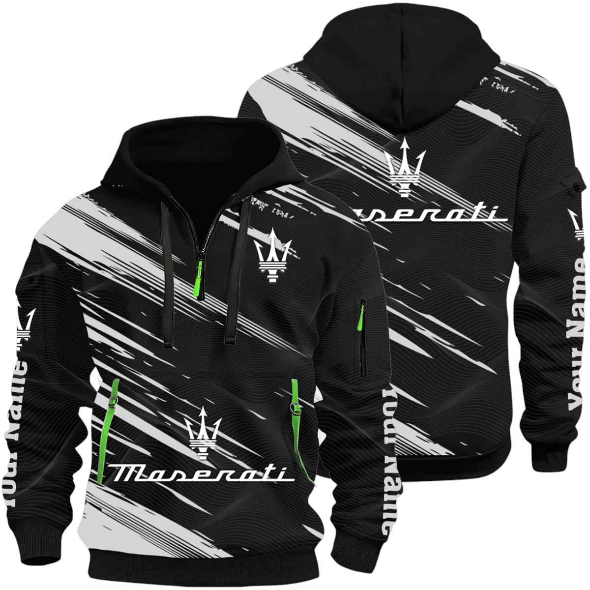 Maserati Half Zip Hoodie All Over Prints, Multi-Pockets Custom Name HIHI180625Y26QZ3HMAS Maserati Half Zip Hoodie All Over Prints, Multi-Pockets Custom Name HIHI180625Y26QZ3HMAS